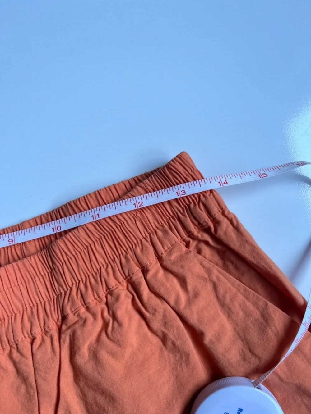 NWOT soyaconcept Orange Eyelet Hem Short Set